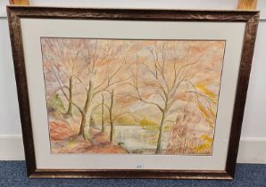 J HARE, FASKALLY, SIGNED, FRAMED WATERCOLOUR,