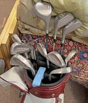 LADY GOLF CLUBS TO INCLUDE LADY VANTAGE IRONS,