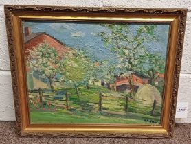 REINHOLDT MATTNER, 'VIEW FROM ARTISTS HOUSE', SIGNED AND DATED 1944,