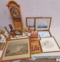 GOOD SELECTION OF BRASS AND COPPER WARE, BRECHIN RELATED COPPER ENGRAVINGS,