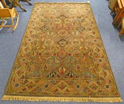 BESPOKE TEA WASHED INDIAN AGRA CARPET,