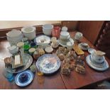 SELECTION OF VARIOUS TEAWARE, LILLIPUT LANE HOUSES,