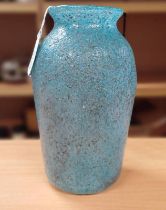 HIGH FIRED ARTS GLASS VASE - 22 CMS TALL