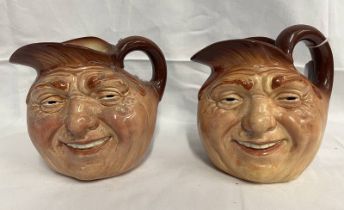 PAIR OF JOHN BARLEYCORN ROYAL DOULTON CHARACTER JUGS,