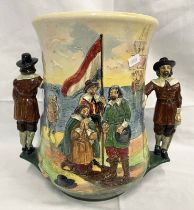 ROYAL DOULTON LOVING CUP 'TO COMMEMORATE THE LANDING OF JAN VAN RIEBEEK AT THE CAPE OF GOOD HOPE IN