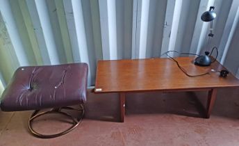 TEAK RECTANGULAR COFFEE TABLE,