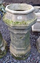 RECONSTITUTED STONE CHIMNEY,