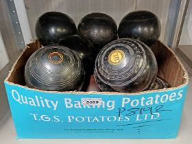 VERY GOOD SELECTION OF LAWN BOWLS