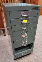 BISLEY MULTI DRAWER SMALL FILING CHEST .