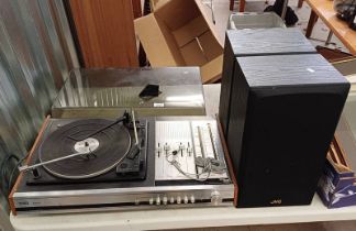 ITT CONSUMER PRODUCTS LTD KB 2010 STEREO SYSTEM & PAIR OF JVC SPEAKERS