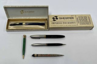 SHEAFFER IMPERIAL TOUCHDOWN FOUNTAIN PEN IN ORIGINAL CASE, WITH OUTER BOX,
