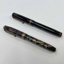 2 FOUNTAIN PENS: CONWAY STEWART 58 & MABIE TODD SWAN LEVERLESS 1060