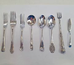 2 SILVER PASTRY FORKS,
