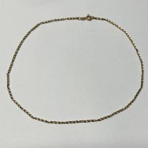 9CT GOLD CHAIN NECKLACE - 3.