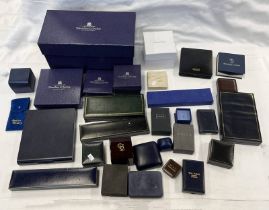LARGE SELECTION OF MODERN SCOTTISH JEWELLERY BOXES INCLUDING HAMILTON & INCHES, ORTAK,