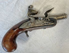 54-BORE FLINTLOCK POCKET PISTOL WITH 5.