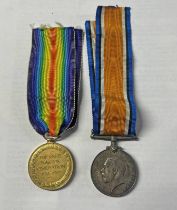 WW1 PAIR OF MEDALS TO 19225 CPL L LOW SCO RIF (SCOTTISH RIFLES)