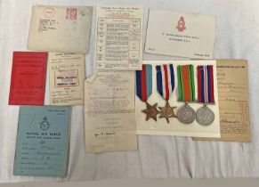 WW2 MEDAL GROUP CONSISTING OF 1939-45 STAR, FRANCE & GERMANY STAR,
