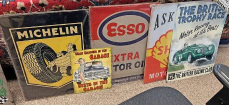 REPRODUCTION SIGNS ESSO, SHELL, MICHELIN,