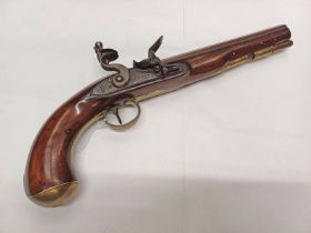 FLINTLOCK HOLSTER OR DUELING PISTOL BY RABY WITH 9.