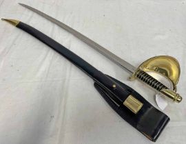 MODERN REPRODUCTION OF A US NAVY CUTLASS 1862 MADE BY WINDLASS IN INDIA
