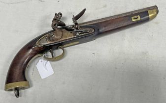 BELGIAN FLINTLOCK SEA SERVICE PISTOL