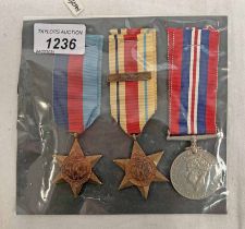 WW2 MEDALS AFRICA STAR WITH 8TH ARMY CLASP,