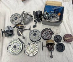 SELECTION OF FISHING REELS TO INCLUDE MITCHELL 440 A SPINNING REEL,