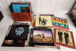 SELECTION OF VARIOUS VINYL MUSIC ALBUMS INCLUDING ARTISTS SUCH AS PINK FLOYD, FLEETWOOD MAC,