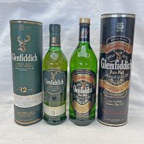 2 BOTTLE: GLENFIDDICH 12 YEAR OLD SINGLE MALT WHISKY - 70CL, 40% VOL.