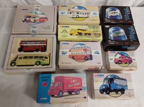 SELECTION OF CORGI MODEL VEHICLES INCLUDING 13602 - FODEN S21 MICKEY MOUSE BOX LORRY, CWS,