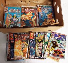 APPROXIMATELY 120 MARVEL COMICS INCLUDING TITLES SUCH AS CAPTAIN AMERICA, THE FANTASTIC FOUR,