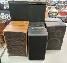SELECTION OF STEREO SPEAKERS FROM KENWOOD,