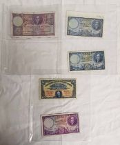 5 X COMMERCIAL BANK OF SCOTLAND BANKNOTES TO INCLUDE 1954 £5, AND 1932, 1949,