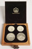 1976 MONTREAL OLYMPIC GAMES 4 - COIN SET,