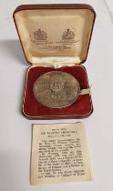 1965 SIR WINSTON CHURCHILL SILVER MEDAL, IN CASE OF ISSUE WITH C.O.A.