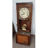 THE GLEDHILL-BROOK TIME RECORDER CLOCKING IN/OUT CLOCK,