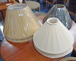 GOOD SELECTION OF LAMP SHADES