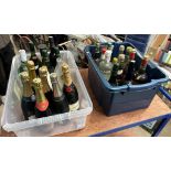 SELECTION OF CHAMPAGNE, SPIRITS ETC TO INCLUDE MOET & CHANDON,