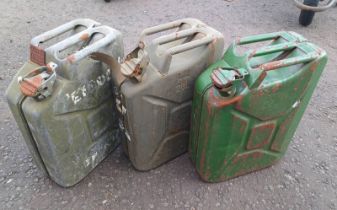 3 JERRY CANS