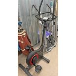 CROSS TRAINER AND A ORBITREK EXERCISE MACHINE