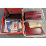 STAMP & COIN COLLECTING EMPHEMERA TO INCLUDE ALBUMS,