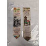 2 SILK WOVEN BOOKMARKS BY T STEVENS,