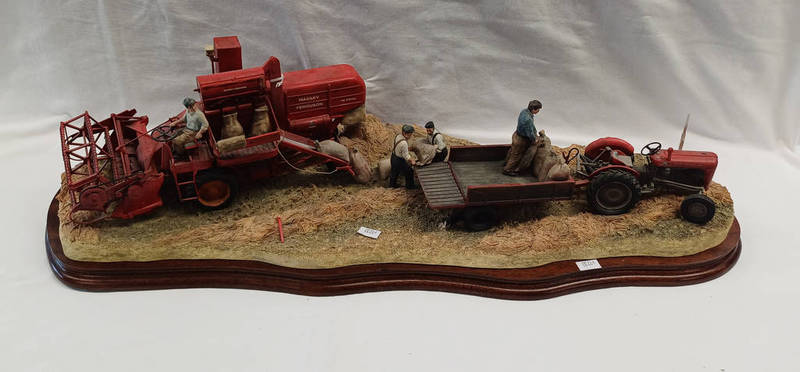 BORDER FINE ARTS FIGURE 'BRINGING IN THE HARVEST' BO735 BY RAY AYRES,