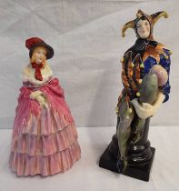 2 ROYAL DOULTON FIGURES - A VICTORIAN LADY HN727,