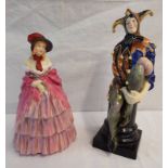 2 ROYAL DOULTON FIGURES - A VICTORIAN LADY HN727,