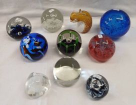 SELKIRK GLASS, CAITHNESS GLASS & OTHER PAPERWEIGHTS,