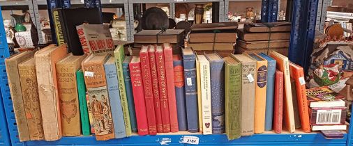 VARIOUS VOLUMES BOOKS INCLUDING SCOTTISH MOUNTAINEERING ETC ON ONE SHELF