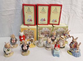 EXCELLENT SELECTION OF ROYAL DOULTON BUNNYKINS AND BRAMBLY HEDGE FIGURES TO INCLUDE SAILOR