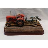 BORDER FINE ARTS FIGURE 'REVERSIBLE PLOUGHING' B0978 BY RAY AYRES WITH CERTIFICATE